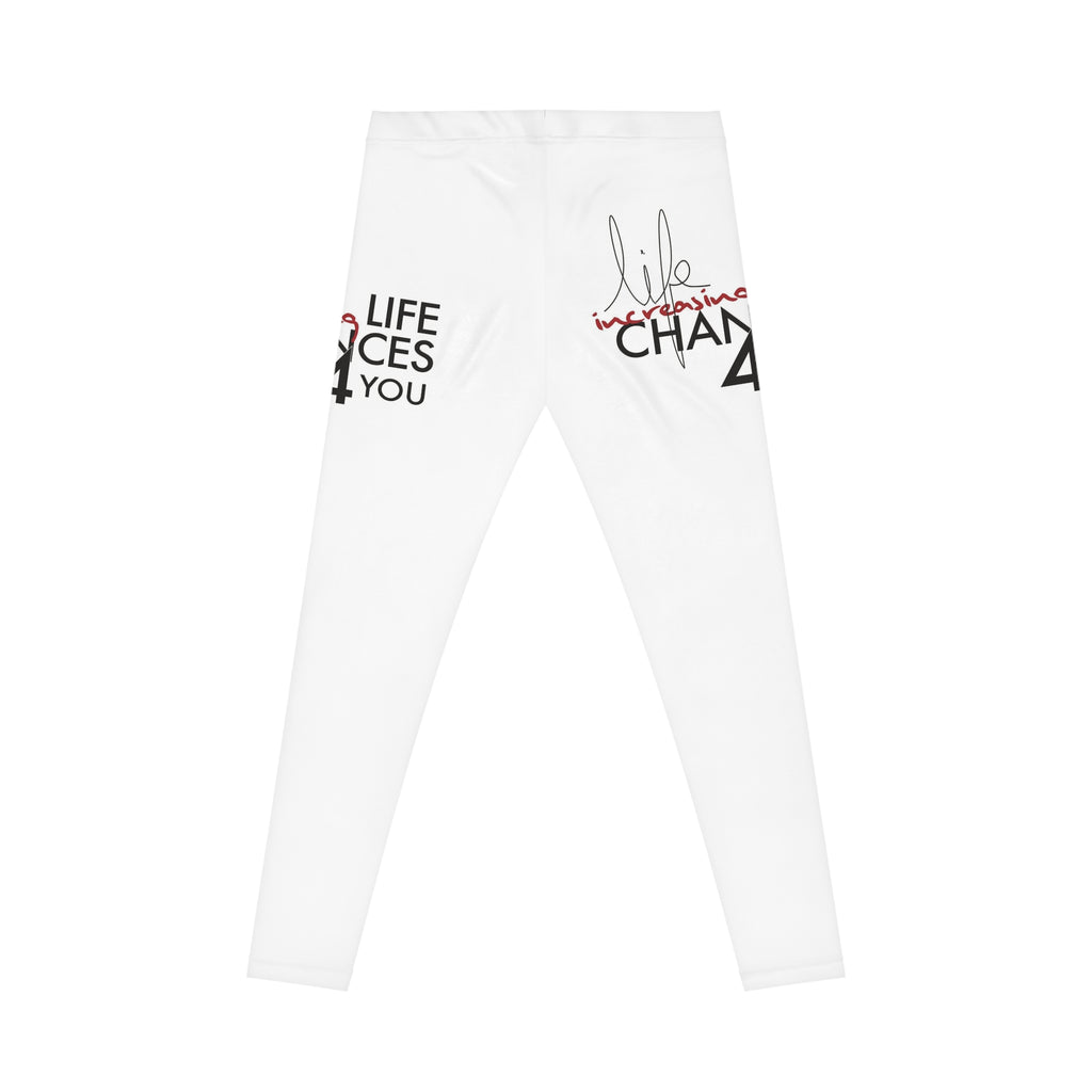 Inspirational 'Life Changes You' Women's Leggings