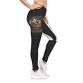 Women's Casual Leggings — Inspirational Crown & 'Like a Boss' Motivational Design